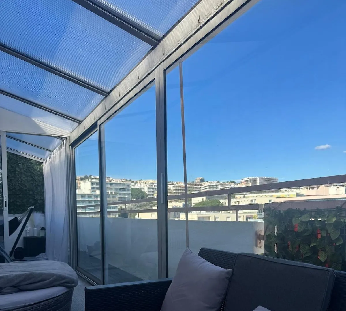 Apartment Top Floor With Sea View, Clim And Veranda Nice